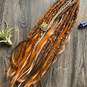 Double-Ended Synthetic Dreadlock Extensions